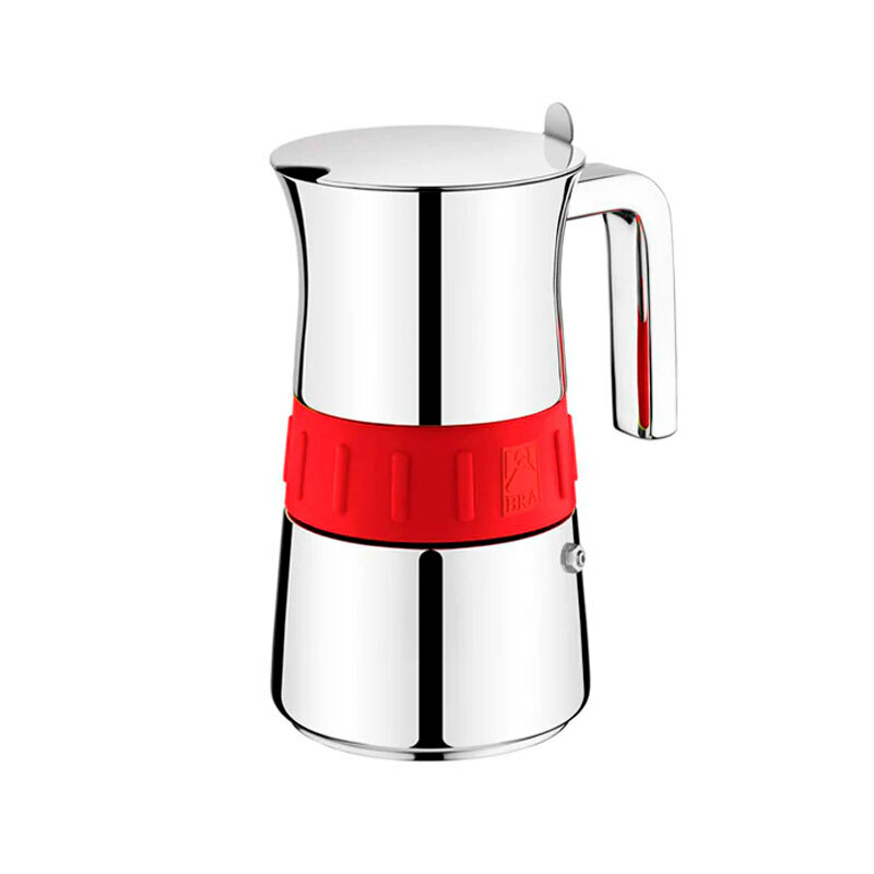 Cafetera Bra Elegance Red 6 Tazas