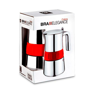 Cafetera Bra Elegance Red 10 Tazas (1)