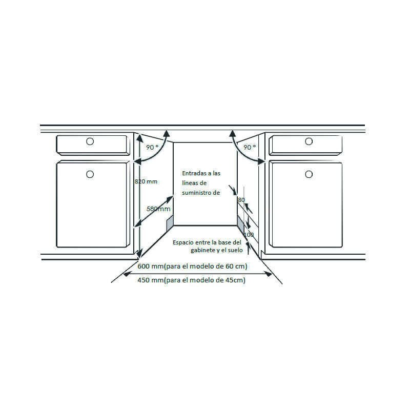 Lavavajillas Hisense HS543D10X 45 cm (1)