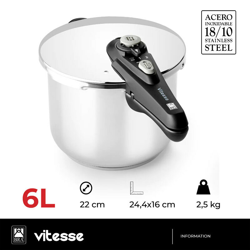 Olla Bra 6 L Rapida Vitesse (2)