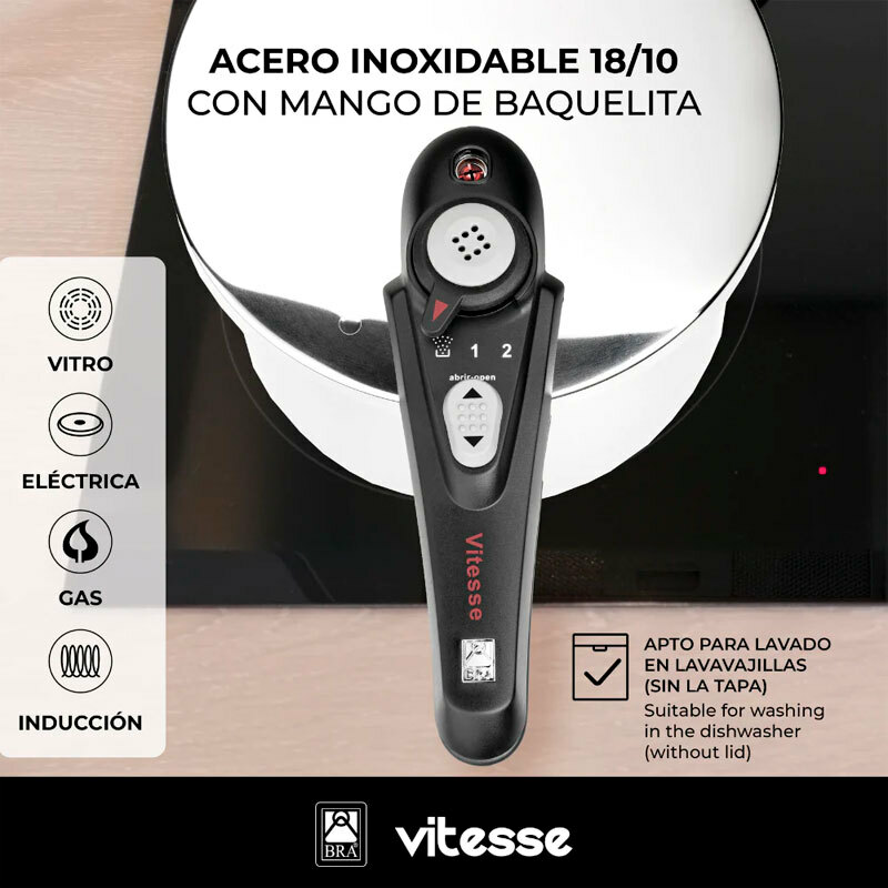 Olla Bra 6 L Rapida Vitesse (7)