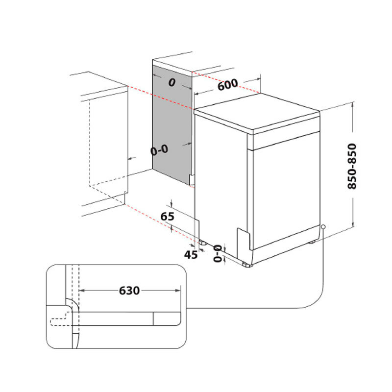 Lavavajillas Whirlpool W7F HS51 60 cm (1)