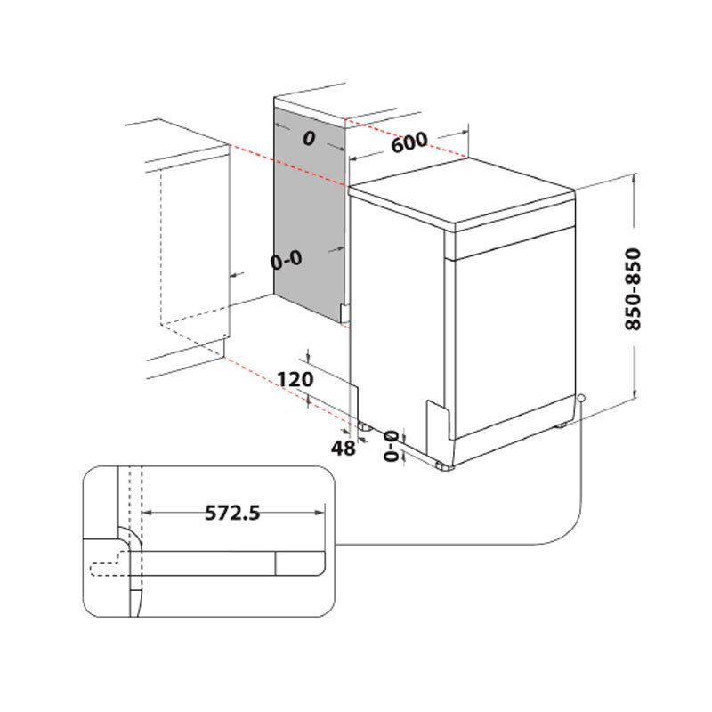 Lavavajillas Whirlpool W2F HD 624 60 cm (1)