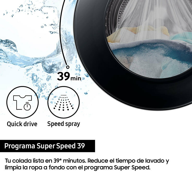 Lavadora Samsung  WW11DG5B25THEC 11Kg Blanca (4)