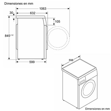 Lavadora Bosch WUU28T6KES 9Kg (1)