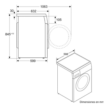 Lavadora Bosch WUU28T66ES 9Kg (1)