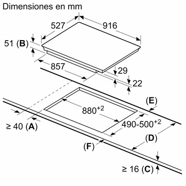 Placa de inducción Bosch PXV975DV1E 90 cm (1)