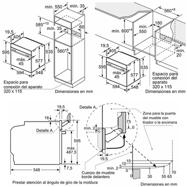 Horno Bosch HSG7361B1 Negro (1)