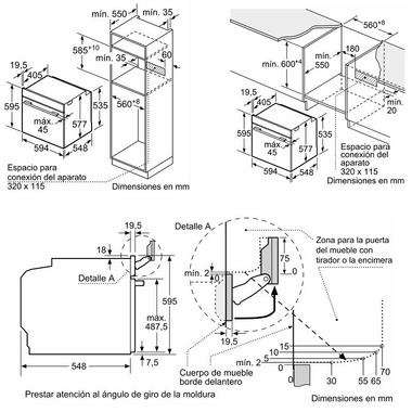 Horno Bosch HRG7761B1 Negro (1)