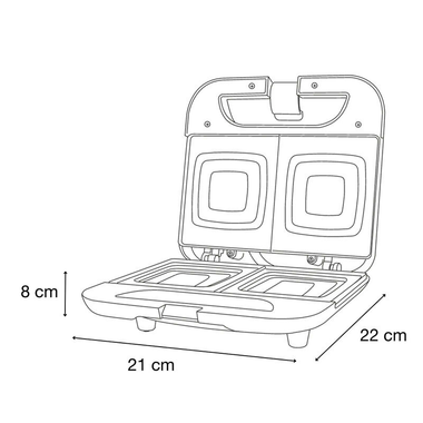 Sandwichera Solac SD5054 (1)