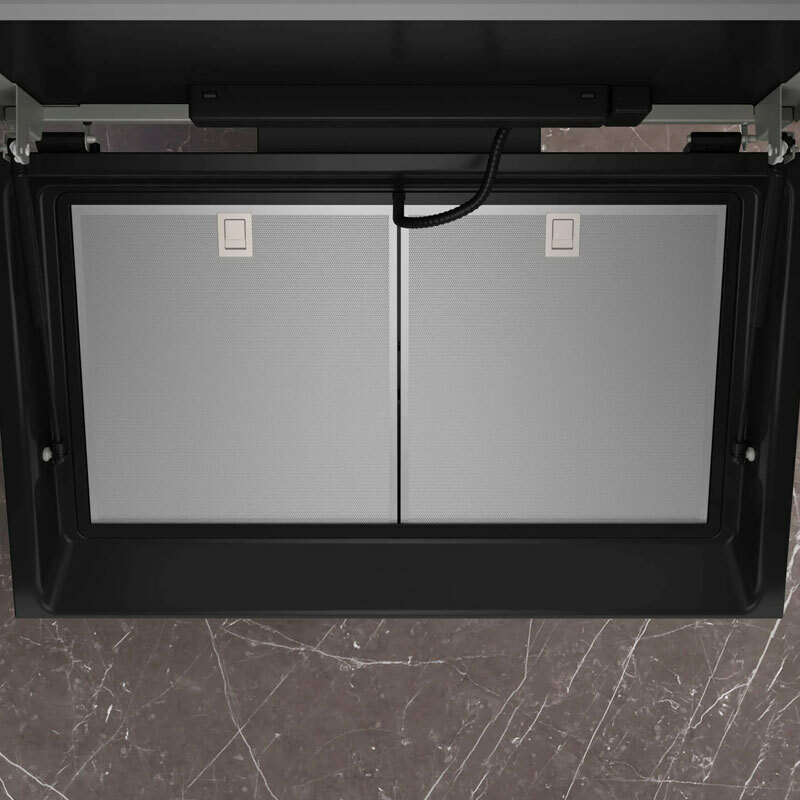Campana decorativa Siemens LC91KLT60 Cristal Negro (5)