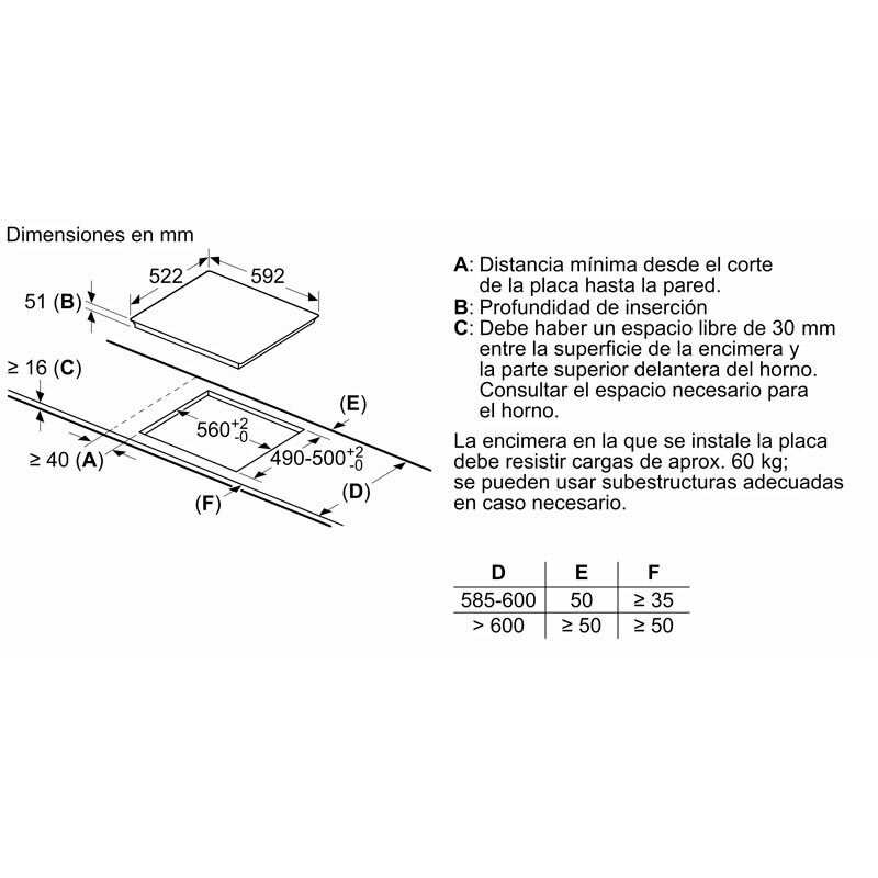 Placa inducción Balay 3EB865ERS 60 cm (1)