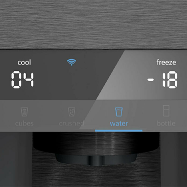Frigorífico Americano Siemens KF96DPXEA Inox Negro (6)