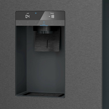 Frigorífico Americano Siemens KF96DPXEA Inox Negro (7)