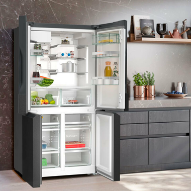 Frigorífico Americano Siemens KF96DPXEA Inox Negro (9)