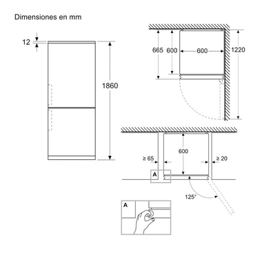 Frigorífico Combi Siemens KG36NXXBF Grafito (1)