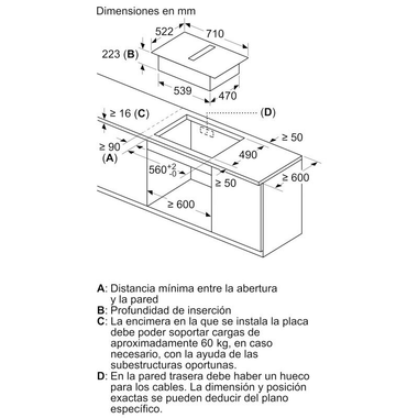 Placa de Inducción con Campana Siemens ED751HQ26E 70cm (1)