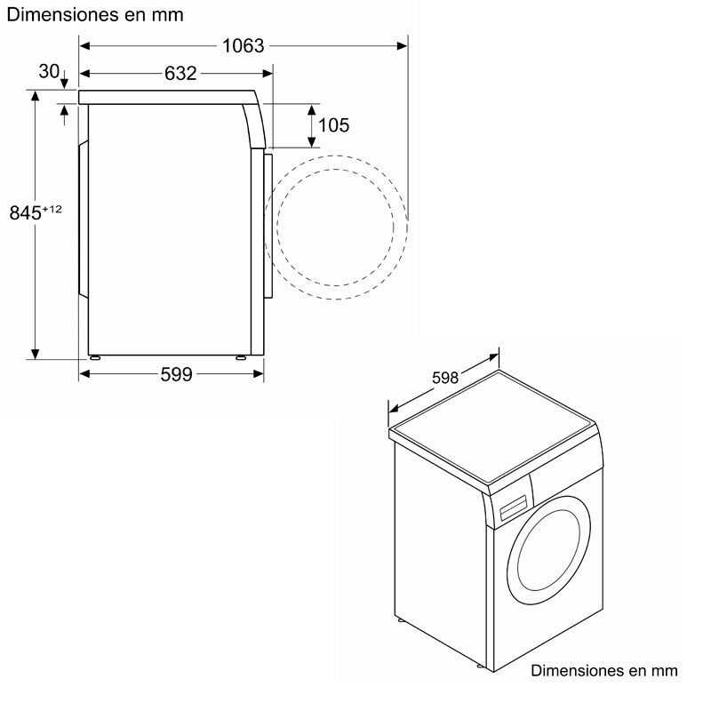 Lavadora Bosch WUU28T68ES 9Kg (1)