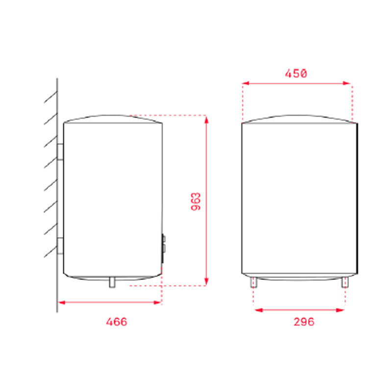 Termo Eléctrico Teka EWH100DHH 92L (1)