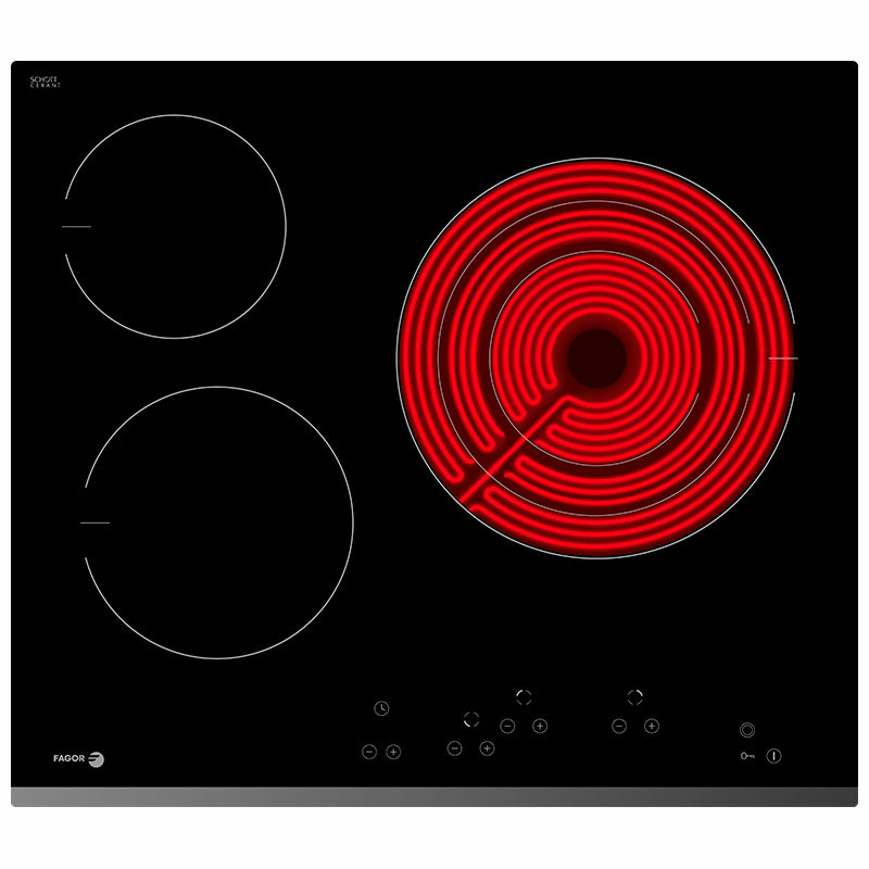 Placa vitrocerámica Fagor 3VFT-330AS 60 cm