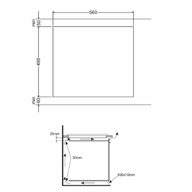 Placa vitrocerámica Fagor 3VFT-33AC 60 cm (1)