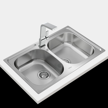 Fregadero Teka Universe 80 T-XP 2C con orificio (2)