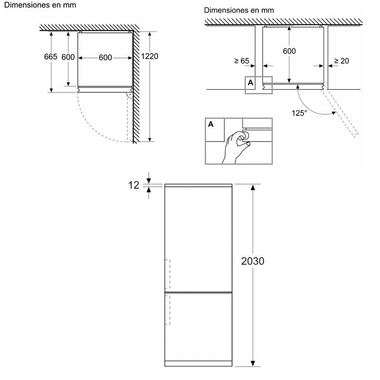 Frigorífico Combi Siemens KG39NSBBF Cristal Negro (1)