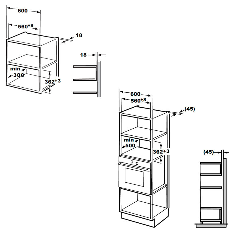 Microondas integrable Midea MBMAG720AX Inox (1)