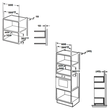 Microondas integrable Midea MBMAG720AX Inox (1)