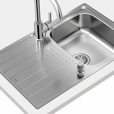 Fregadero y grifo TekaWay Universe 45 T-XP 1C 1E + IN 915 + JB (2)