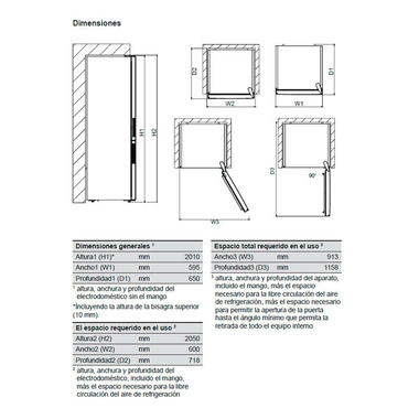 Frigorífico Combi Electrolux LNT6ME36U Inox (1)
