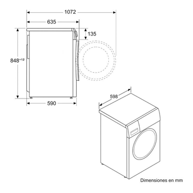 Lavasecadora Bosch WNG244A0ES 10,5Kg (1)