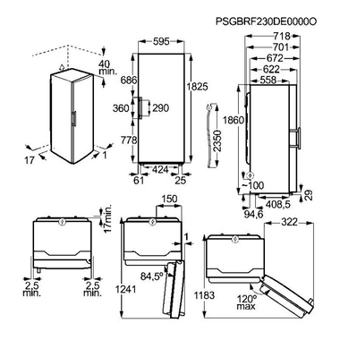 Congelador AEG OAG7M281EW Blanco (1)