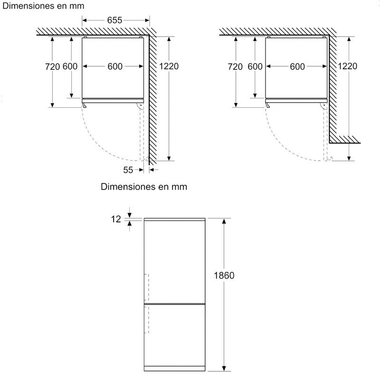 Frigorífico Combi Bosch KGN36VIBT Inox (1)