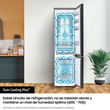 Frigorífico Combi Samsung RB38T607BS9/EF Inox (5)