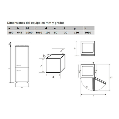 Frigorífico Combi Exquisit RKGC250-70-H-160E Rojo (1)