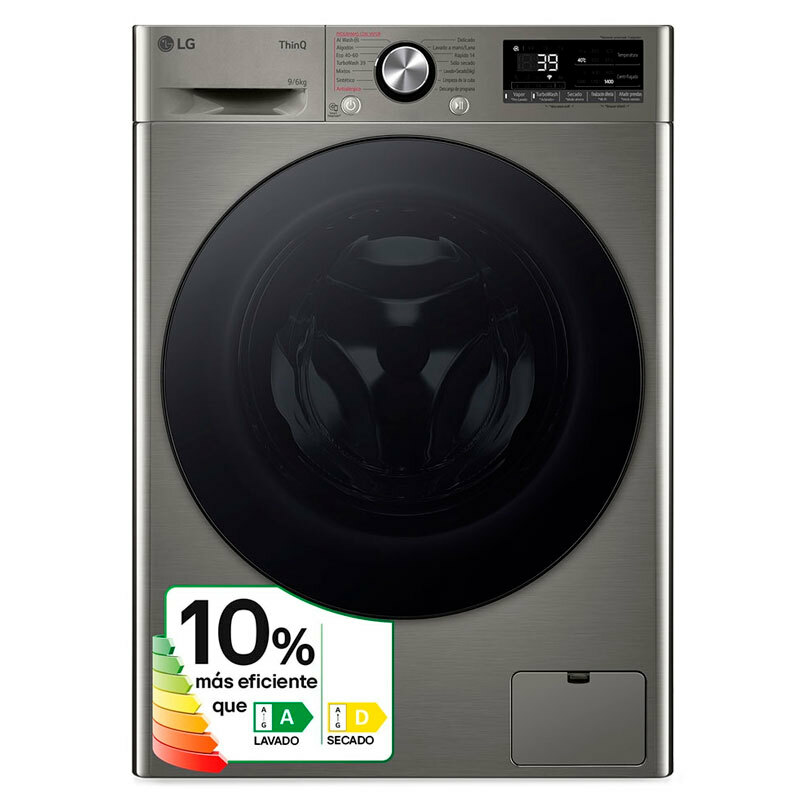 Lavasecadora LG F4DR7009AGS 9kg