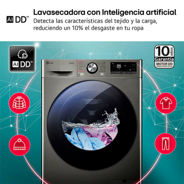 Lavasecadora LG F4DR7009AGS 9kg (8)