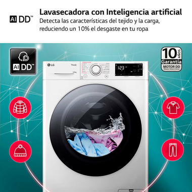 Lavasecadora LG F4DR5509A0W 9kg (8)