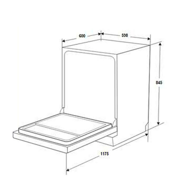 Lavavajillas Fagor 4LVF635X 60 cm (1)