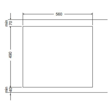 Placa gas Fagor 3CFI3GLSPB 60 cm (1)