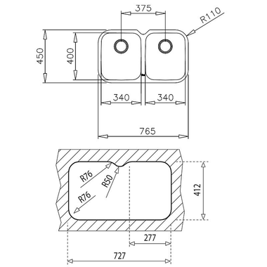 Fregadero Teka BE 2C 765 (1)