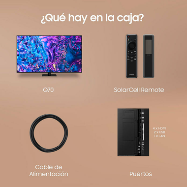 TV Samsung TQ55Q70DATXXC QLED 4K 55" (8)