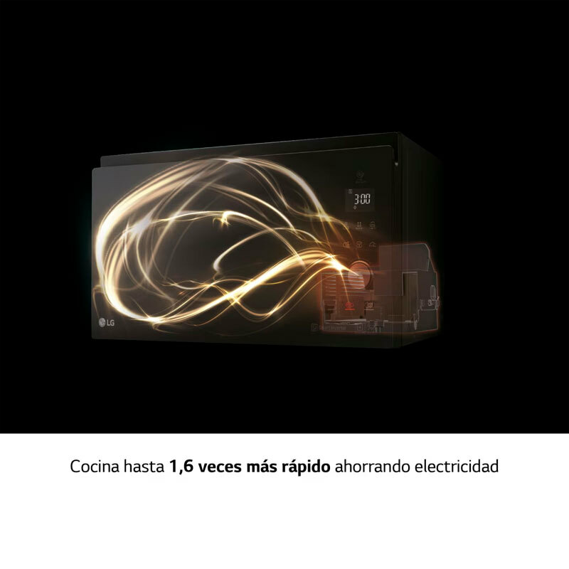 Microondas LG MJ3965BPS Negro (6)