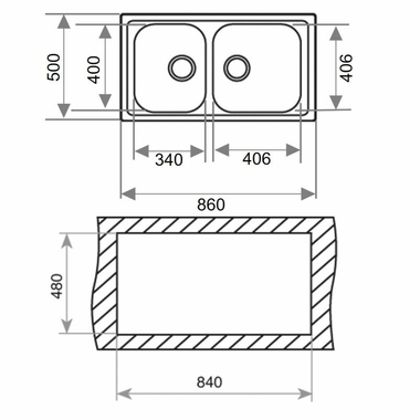 Fregadero Teka CLASSIC 2C 86 Reversible (1)