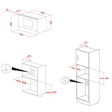 Microondas integrable Teka ML8220BIS L Full Black (1)
