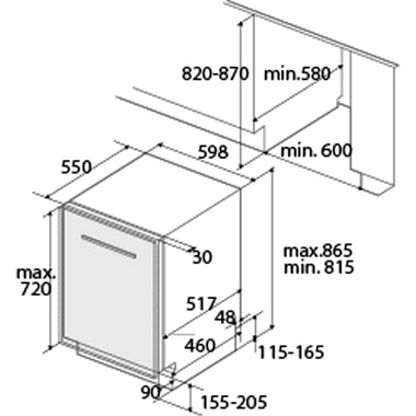 Lavavajillas integrable Cata LVI 62012 (1)