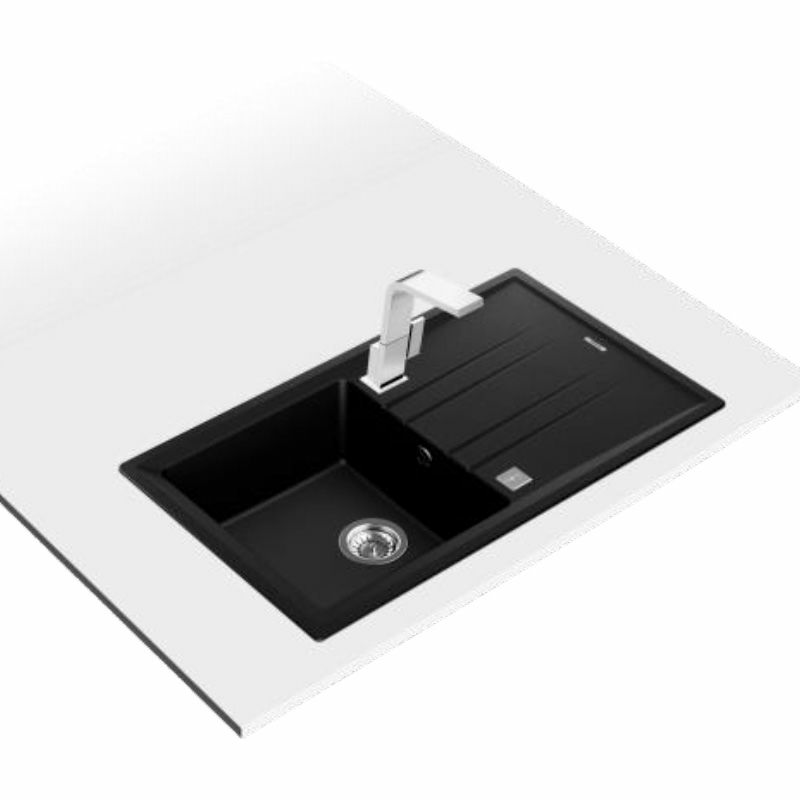 Fregadero Teka STONE 50 B-TG 1C 1E Negro (2)