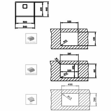 Fregadero Teka FlexLinea RS15 50.40 (1)