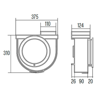 Extractor de Cocina integrable Cata GS600BK (1)
